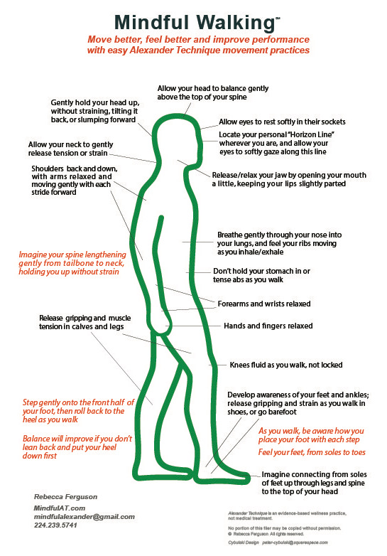 Mindful Walking Mindful Alexander Technique